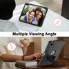 For iPad Pro 13 (2025)/13 (2024) Case Silicone + PC Kickstand Tablet Cover with Pencil Holder