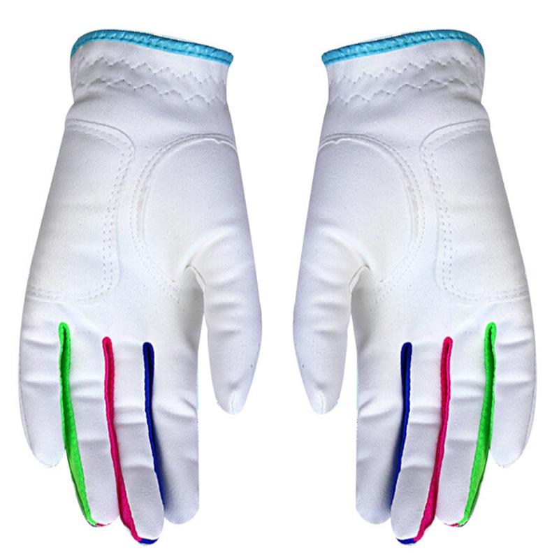 Children Golf Gloves Soft Comfortable Non Slip Breathable Glove Outdoor Mitts For Golf