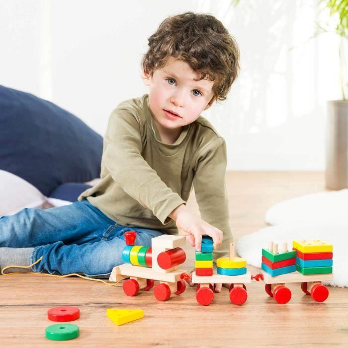 All Kids United Jouet de Train en Bois pour Enfant 5724