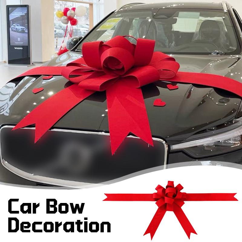 Giant Red Bow for Wedding Arch Bridal Shower Party Birthday Christmas Home Door Decor Bow Knot Car Delivery Decoration Gift