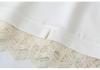 Women's Plus Size Lace Hem Hoodie Sweatshirt - Spring 2026 Chubby Girl Long Sleeve Casual Top