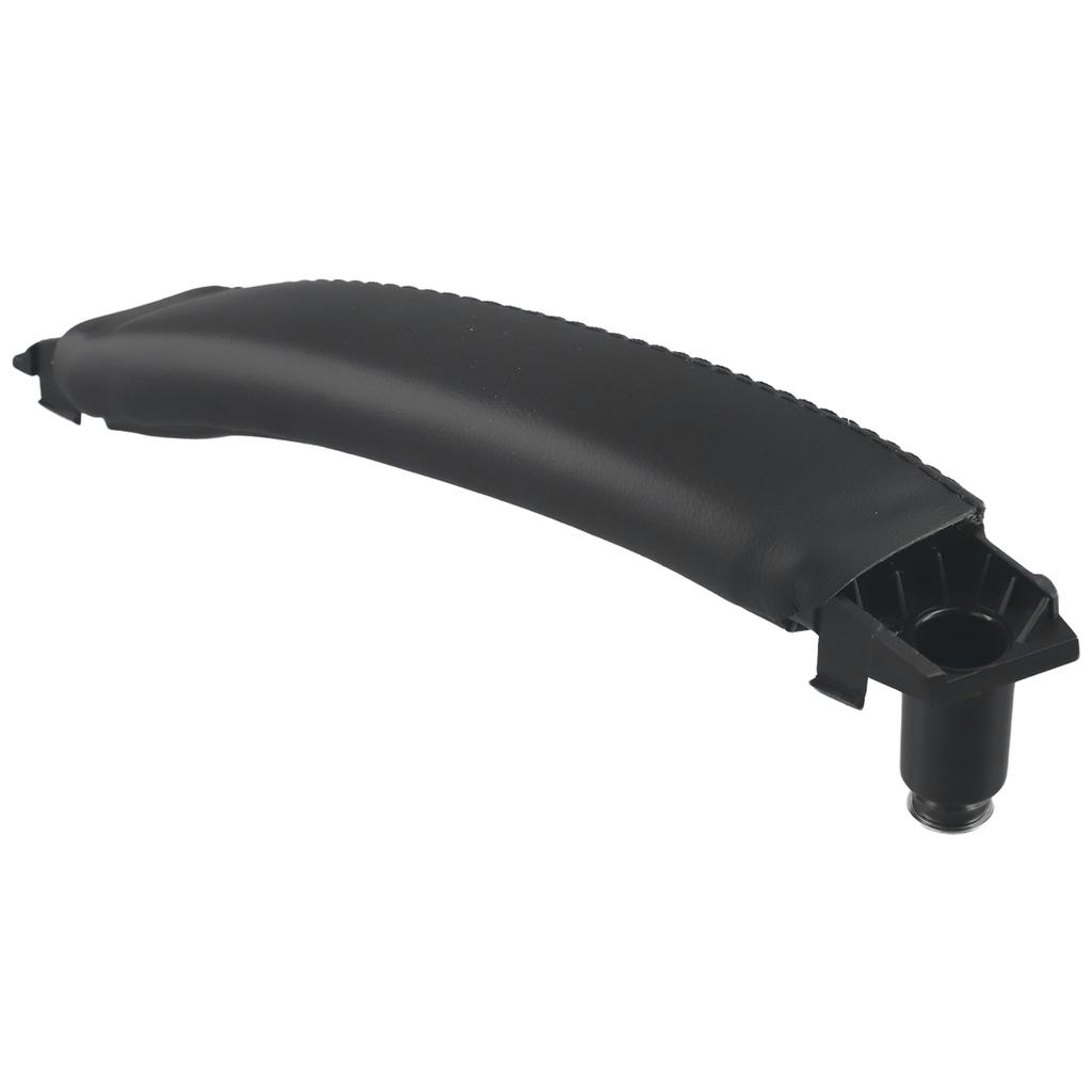 1pc Car Black Right Door Pull Handle Leather Cover Replacement For Land Rover L550 For Discovery Sport 2015-2019 Accessories