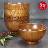 Wooden Soup Set of 5 minor Bowls, (with imperfections)