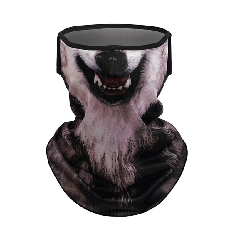 Animal Face Print Mask Sun Protections Face Scarf For Women Ideal For Summer Outdoor Activities Neck Coverage