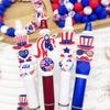 25/44/61PCS US Independence Day Silicone Bead Set, Perfect for DIY Handmade Crafts Such As Keychains, Necklaces, Bracelets, Etc
