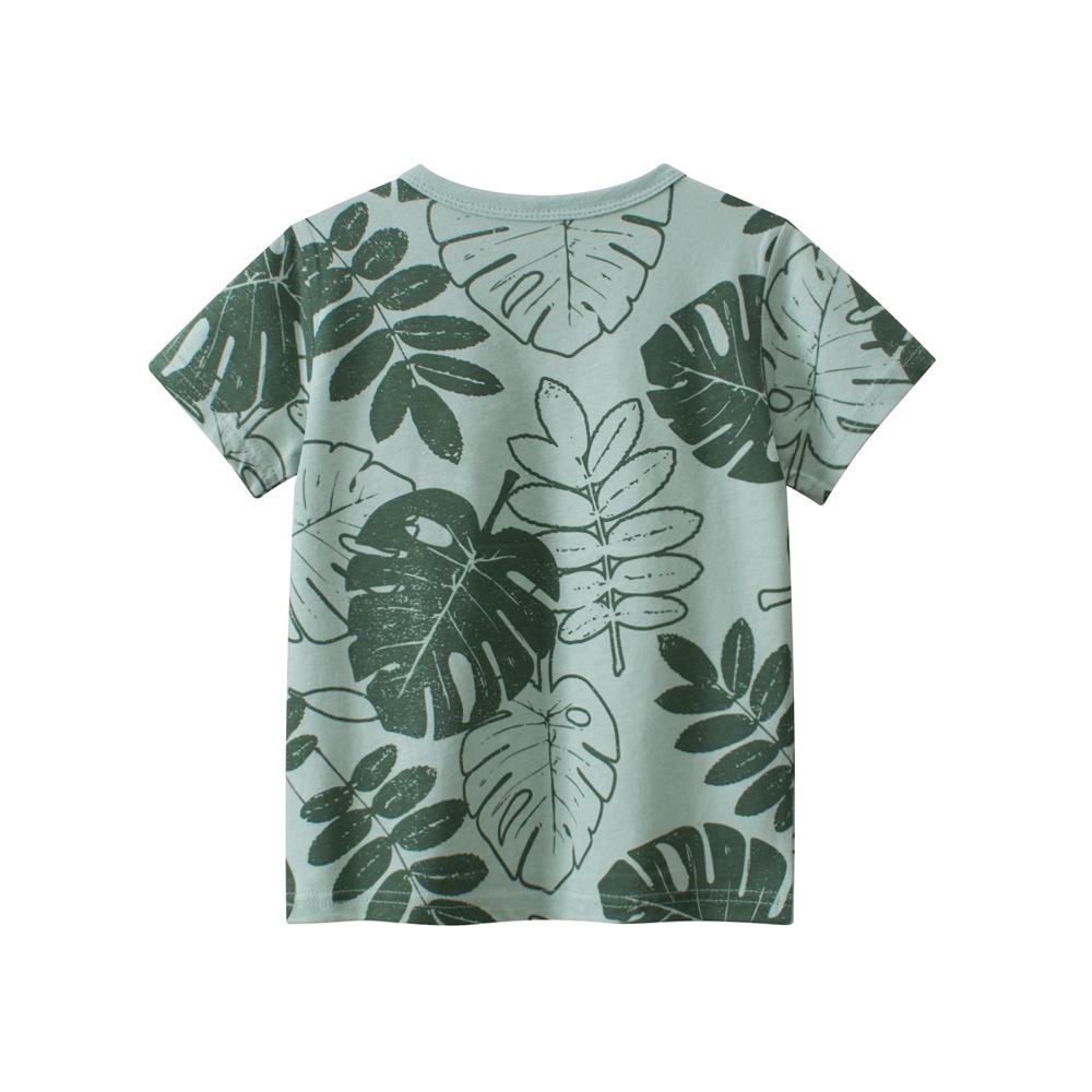 27kids 2024 Korean Style Kids' Summer T-Shirts - Short-Sleeve Boy Baby Clothes