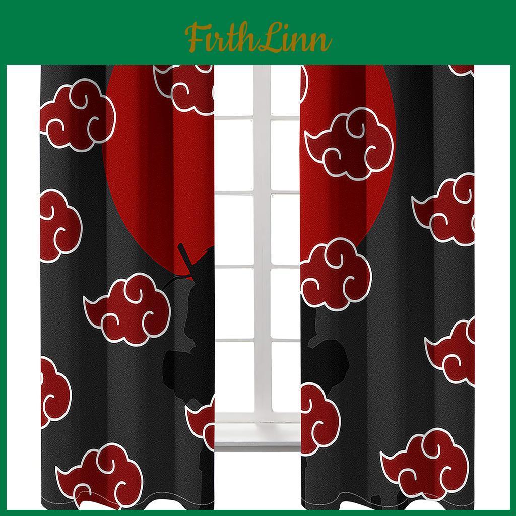 Cheap 3d Sunshade Series Animation Curtains 2 Pieces Of Living Room Bedroom Home Decoration Hook Perforation
