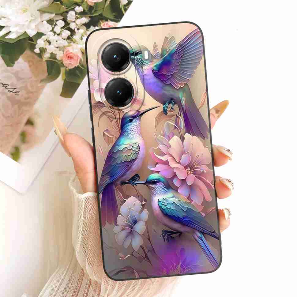 6.67" For Poco X7 Pro 5G Case Luxury Cat Fish Pattern Cover for Xiaomi Poco X 7 Pro X7Pro Clear View Silicon Soft Case