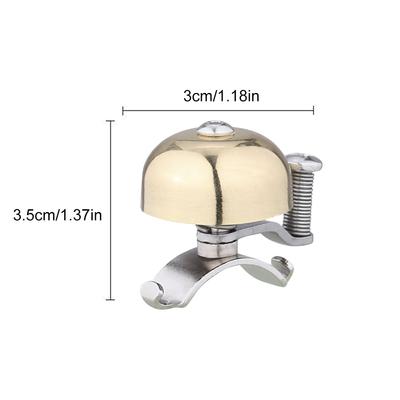 Classic Bike Bell Retro Handlebar Bell Ring Loud Crisp Clear Sound MTB Road Bike Horn Bicycle Accessories for Road Mountain Bike