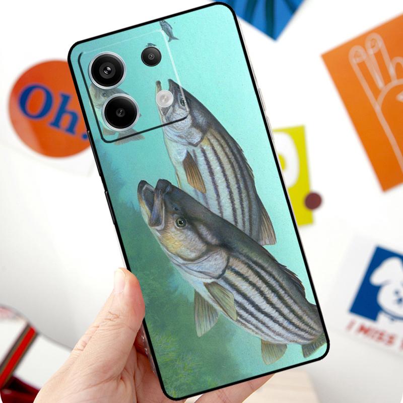 Bassangelköder Haken Tackle Hülle Für Xiaomi Redmi Note 14 10 11 12 13 15 Pro Plus Hülle Für Redmi 15 15C 13C 12C 10C 14C