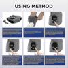 2x 2025 Emsense Foot Massager Wireless Portable Triple Method 3 Vibration Mode Heated Ankle Wrap For Home Office Travel-df