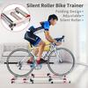 51 * 19.7 in Aluminum Alloy For MTB Road Bike Bike Roller Trainer Stand Bicycle Indoor Exercise Bike Training Silent Folding Trainer