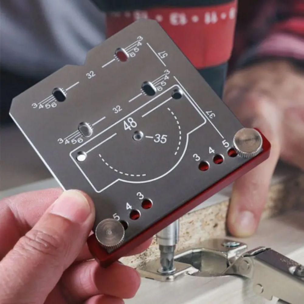 Perfect Hole Puncher Concealed Hinge Hole Template Limit Frame Hinge Locator  Professional Use