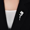 Exquisite Shiny  Tulip Brooches For Women Clothing Coat Jewelry Accessries Gift