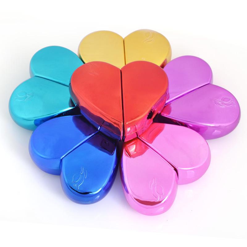 

25ML Electroplated Heart-Shaped Glass Perfume Bottle for Travel Moisturizing Spray