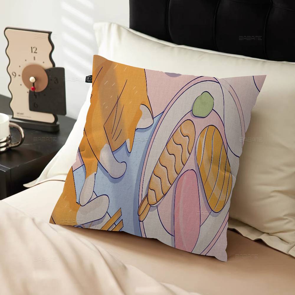 Pink Cartoon Animation Cushion Cover Decorative Pillow Sofa Home Decor Case Pillow Cases
