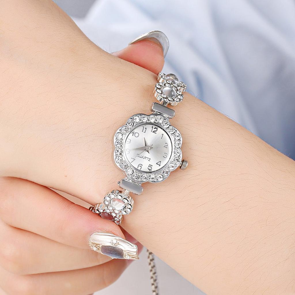 Watches Bracelet Rhinestone Women Crystal Chain Quartz Watch Wristwatch