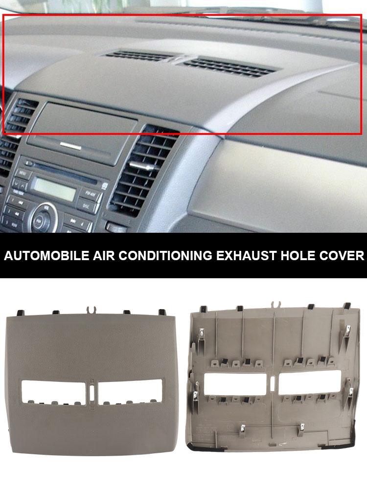 Car Air Conditioner Panel  Finisher-Instrument Plate Plastic Car Instrument Cover Plate for Nissan Tiida 2005-2011