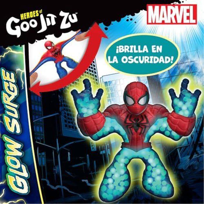 Figurine D'action - HEROES OF GOO JIT ZU - CO42713 - Spiderman - Brille Dans Le Noir - Multicolore