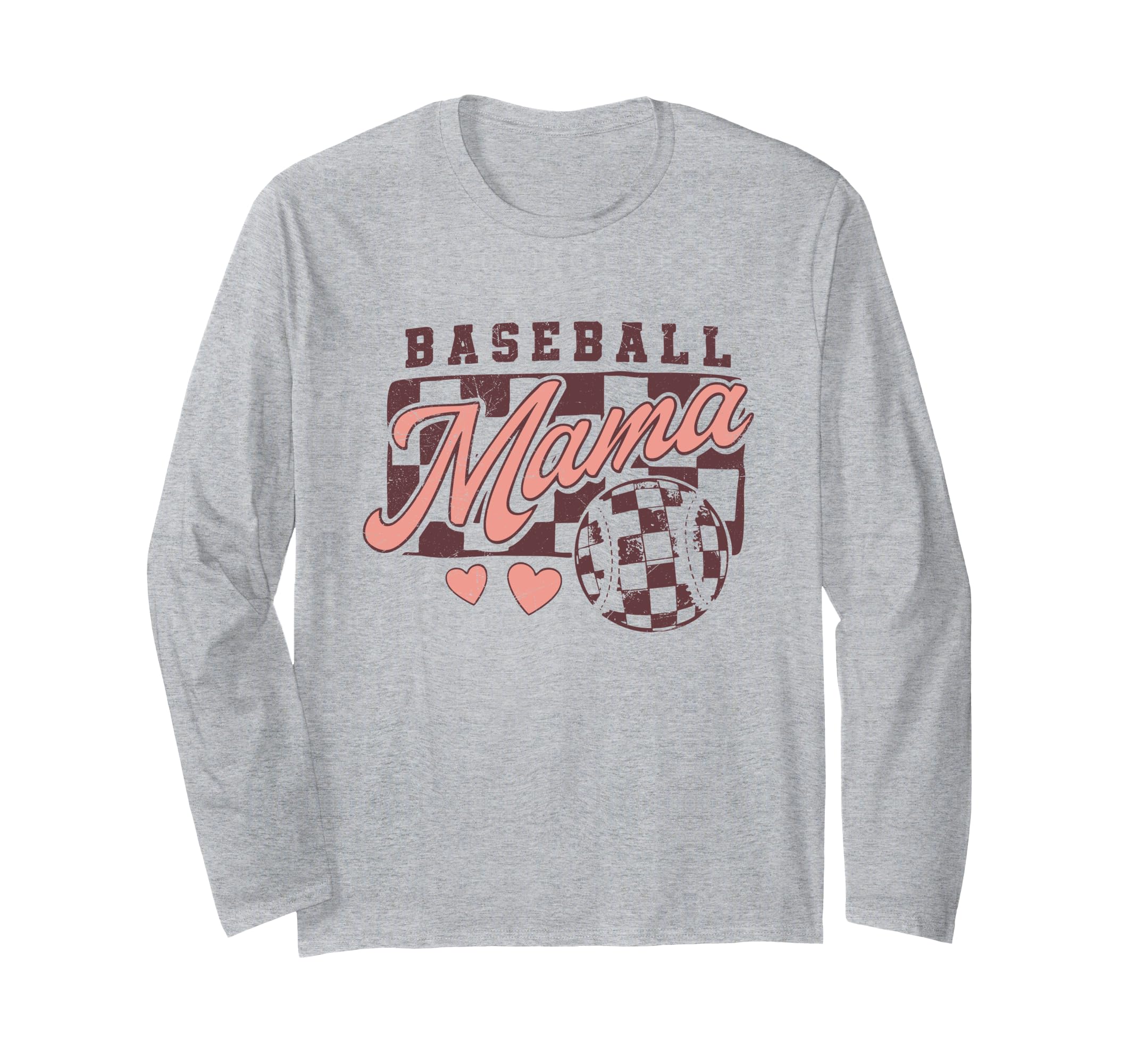 

Футболка с длинным рукавом Retro Baseball Mom Vintage