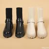 Fashion New high top boots for autumn  winter simple comfortable short boots fashionable anti slip wear-resistant women's boots