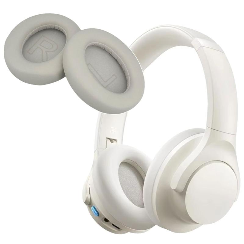 Ear Cushions Feature Protein Leather Soft Earpads Noise Isolation Ergonomic for Q11i Headphone