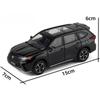 DTEZTU1 1/32 JKM Toyota Highlander XSE AWD HYBRID Diecast Toy Model SUV Sport Car Sound & Light Educational Collection Gift For Kids