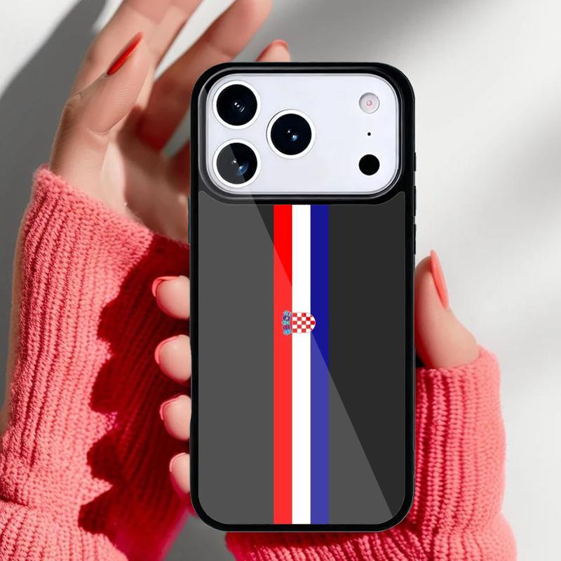 

Croatia Flag Coat of Arms Phone Case for iPhone 17 16 15 14 13 Pro Max Back Cover for 12 11 Pro Coque iPhone17 Pro Max