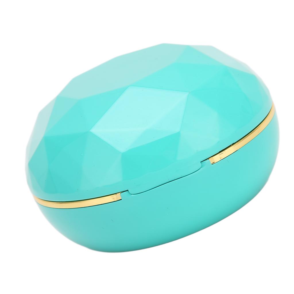 Scatola per Anelli con Luce LED Squisita Elegante Espositore per Gioielli Scatola Regalo per Matrimonio Proposta FidanzamentoCiano