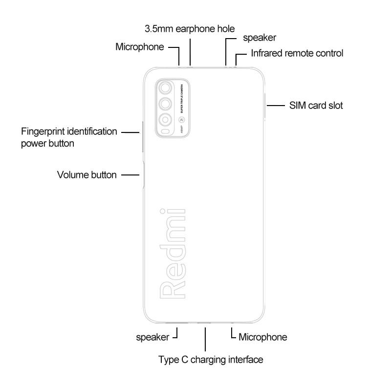 Smartphone Xiaomi Redmi Note 9 4G