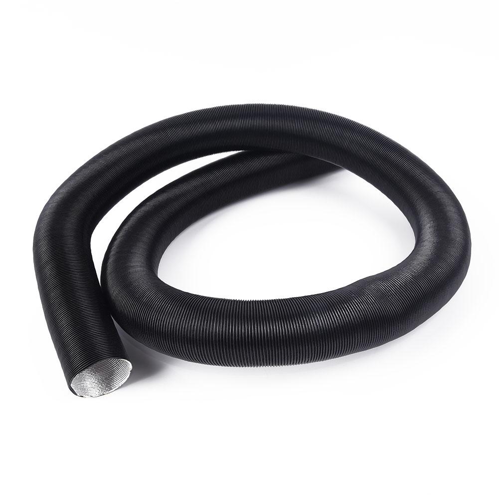 Konditionierungsheizung Kanal Diesel Kanal Heißverpackungsrohr Aluminiumfolie Auto Auto Klimaanlage Warm 1 Stück 42mm Schwarz