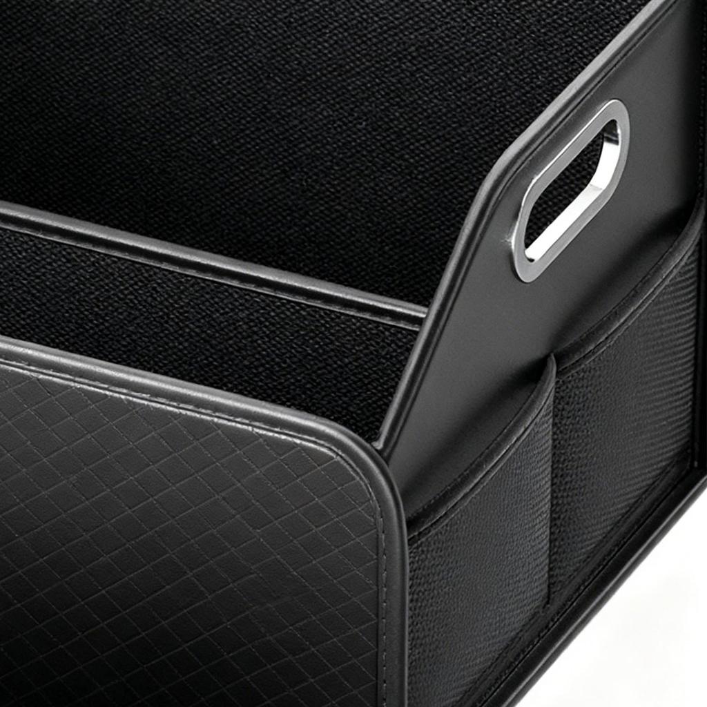 Car Trunk Organizer Foldable Multi-Compartment Storage Folding Box Car Storage Organizer For SUV RV Sedan Automotive Vehicle