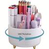 A desktop pen holder, pencil holder, 5 slots, 360° rotating desktop organization stand, office, school, pen holder jar,...