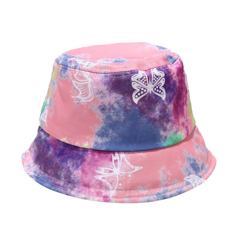 Blue Sky Clouds Flame Bucket Hat 
