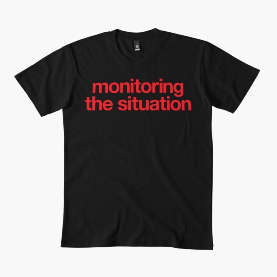 

Monitoring the Situation T-shirt For Men Women 100% Cotton T Shirts Short Sleeve Tops 0320-4 - Men s Summer Cotton Graphic Tee S разноцветный