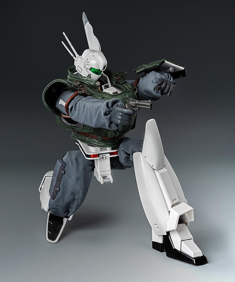 Mobile Police Patlabor 2 the Movie Ingram Unit 1 with Reactive Scale and Zinc Alloy Painted Action Figure Robo-Dou Armor, 1/35 ABS, PVC, POM,