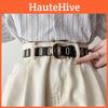 Trendy Korean Hollow Design Women's Belt Versatile Soft Leather For Jeans