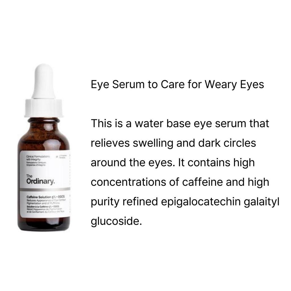 [The Ordinary] Caffeine Solution 5% + EGCG 30ml