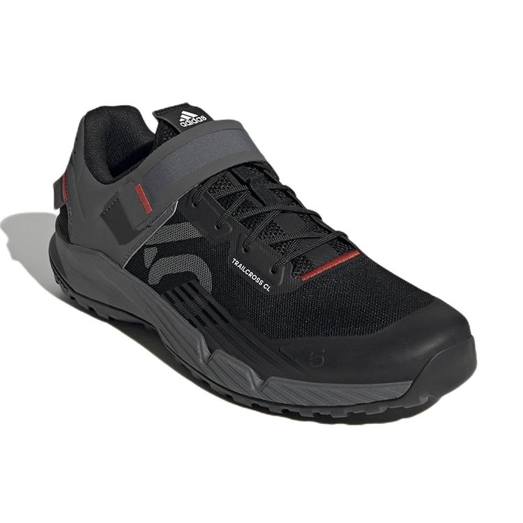New Adidas Five Ten Trailcross Clip In Core Black Grey Red GZ9848