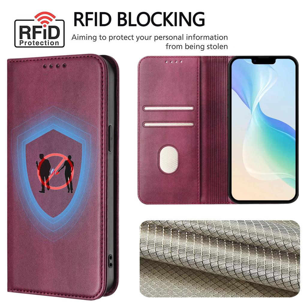 For Realme 14 5G/Realme Neo7x 5G/Realme P3 5G Wallet Cases Retro Texture RFID Blocking Leather Phone Cover