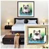 DIY Diamond Mosaic Cartoon Cats Handmade Diamond Painting Cross Stitch Kits