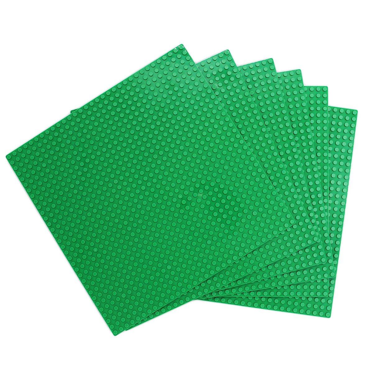 

EMY Classic Compatible Baseplate Block Plates, 32x32mm, Set of 6 (Green)