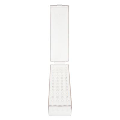 48 Löcher Acryl Nagel Fräser Halter Organizer Fräser Display Aufbewahrungsbox Transparent Nagel Fräser Behälter Etui