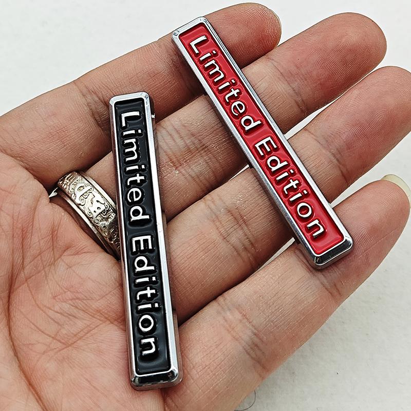 3D Metal Chrome Sticker Car Styling Limited Edition Emblem Badge Motorcycle Decal For Suzuki Honda Kawasaki Toyota YAMAHA