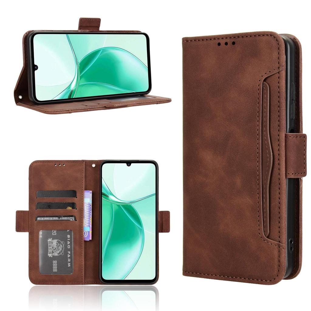 Leather Flip Cases For ZTE Blade A35e Leather Case [Flip Vintage Leather] Wallet Shockproof Durable Retro Flip Covers