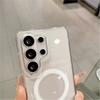For  Magnetic Clear Acrylic Case For Samsung Galaxy S26 S2 Edge S24 S23 S22 Plus Ultra FE A37 A7 A36 A6 A3 A Cover