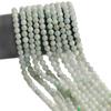 Natural Burmese Jade Emerald Beads: 2-3-4mm Round Loose Bead Strands for DIY Jewelry
