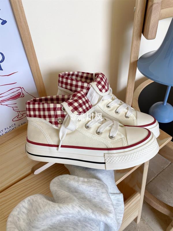 Fashion Small White Shoes Espadrilles For Women All-Match Casual Female Sneakers Autumn New Retro Fall Leisure Fabric Canvas Espadrille
