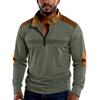 Shirt Button Pocket Men's Sports  Shirt V-neck Casual Top