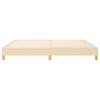 Vidaxl Bed Frame Without Mattress, Cream, 200X200 Cm, Upholstered